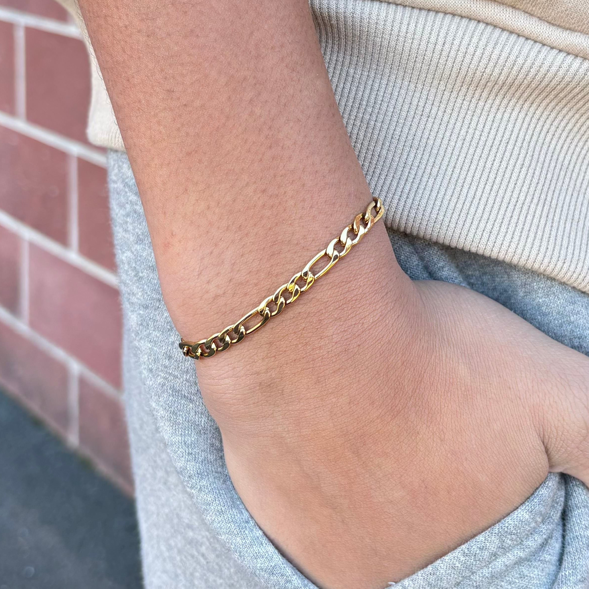 Figaro Bracelet (Gold) 5mm