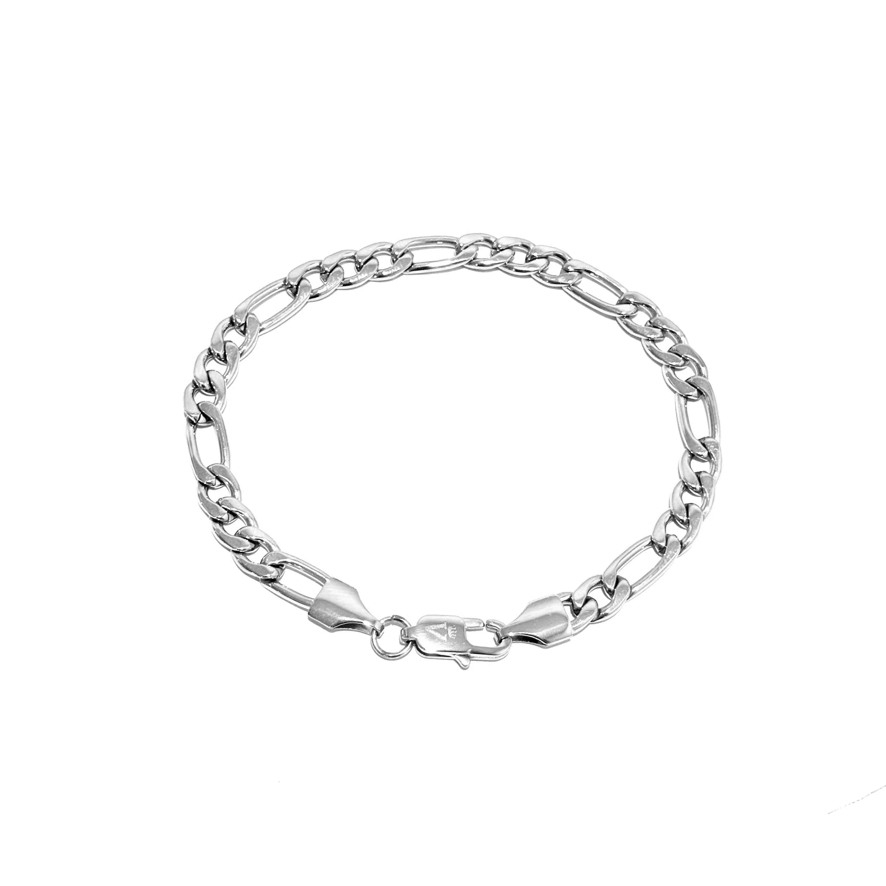 Figaro Bracelet (Silver) 5mm